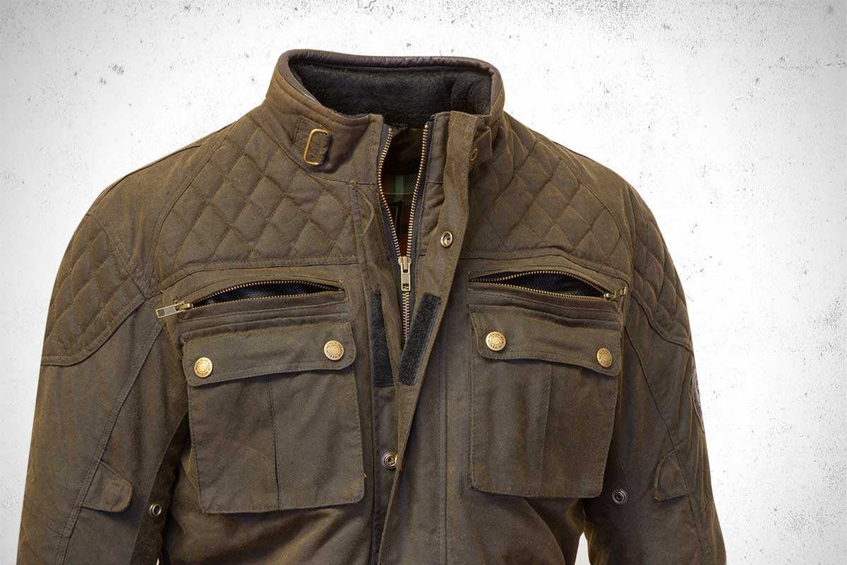 Merlin Yoxall waxed cotton jacket