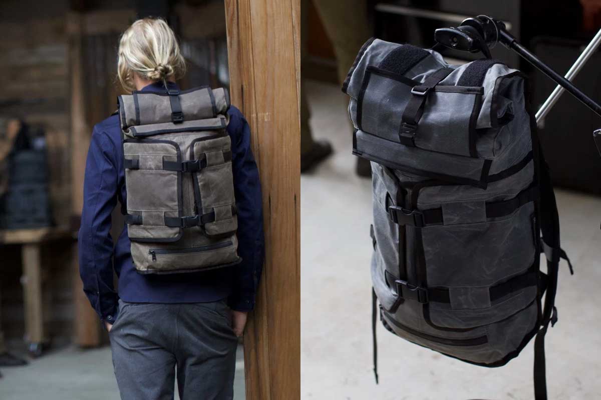 Gear Review - Rhake Weatherproof Backpack - Return of the Cafe Racers