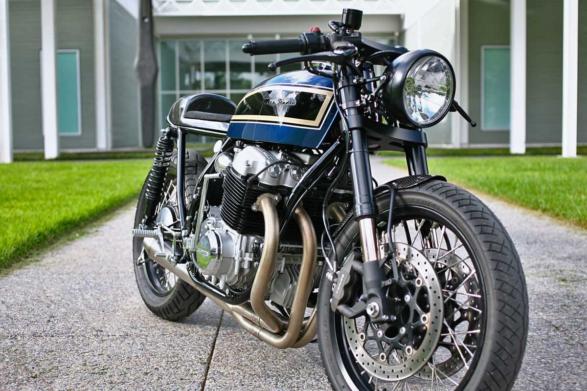 1982 Honda CB750 Cafe Racer ceramic coated by CFC Wokingham  COATING FARM