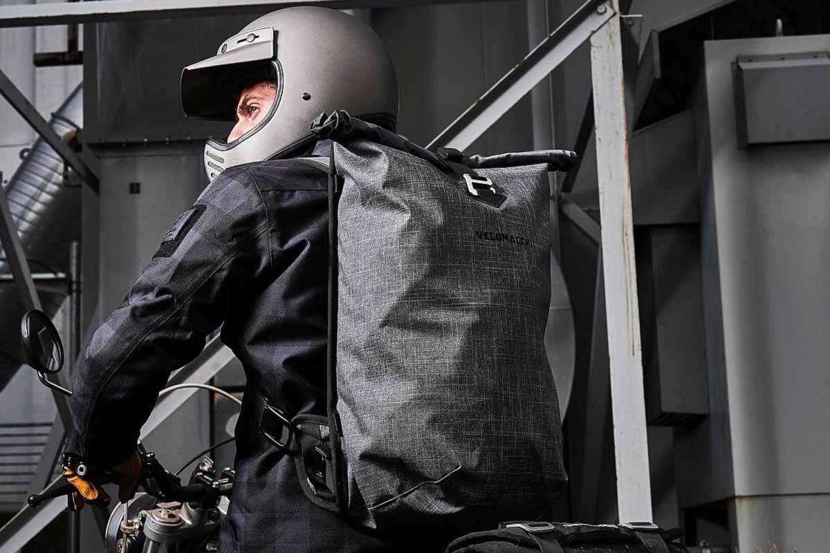 velomacchi giro motorcycle backpack