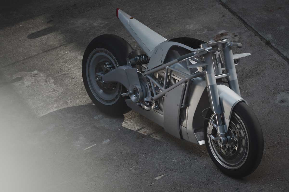 custom electric Zero motorcycle