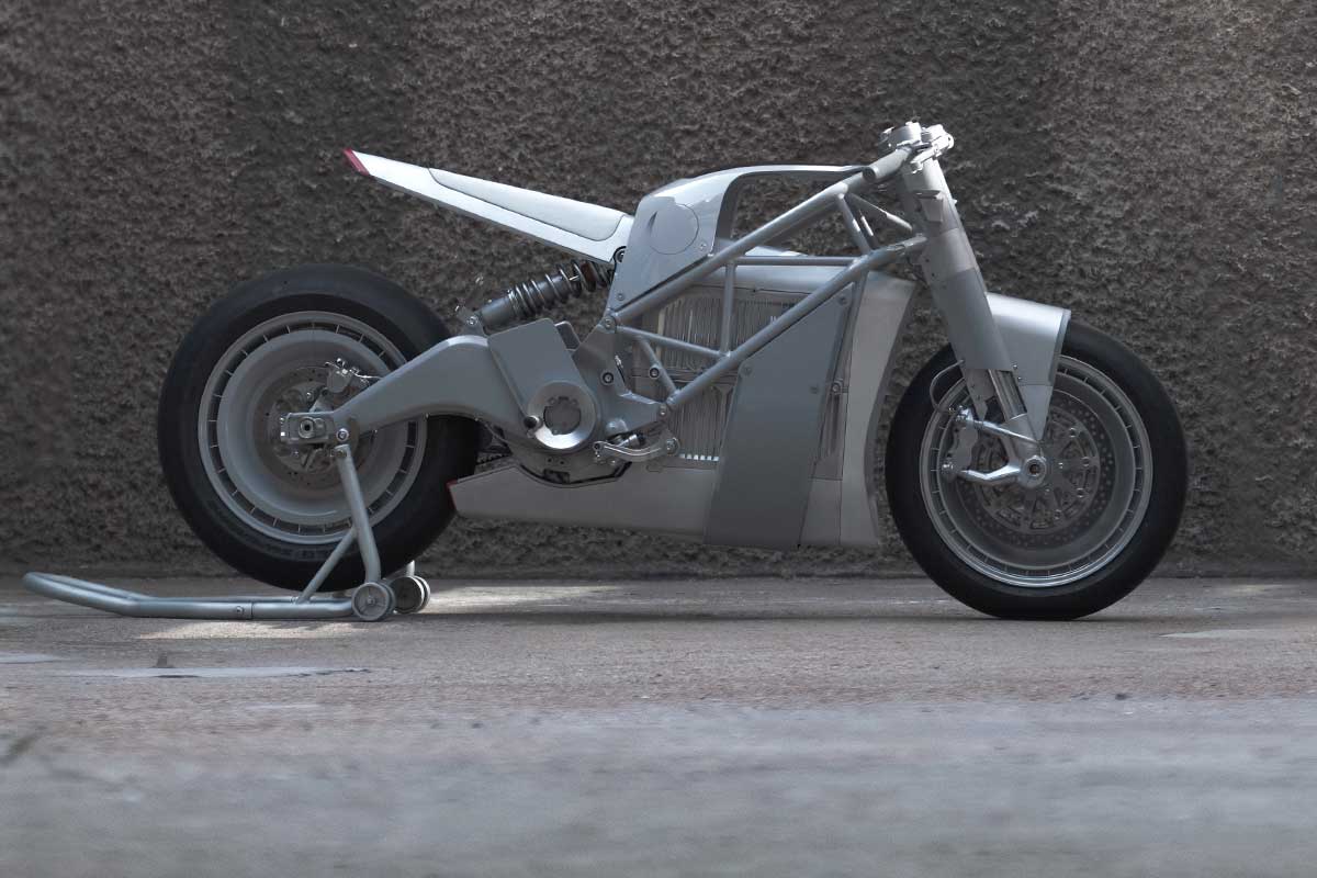 custom electric Zero motorcycle