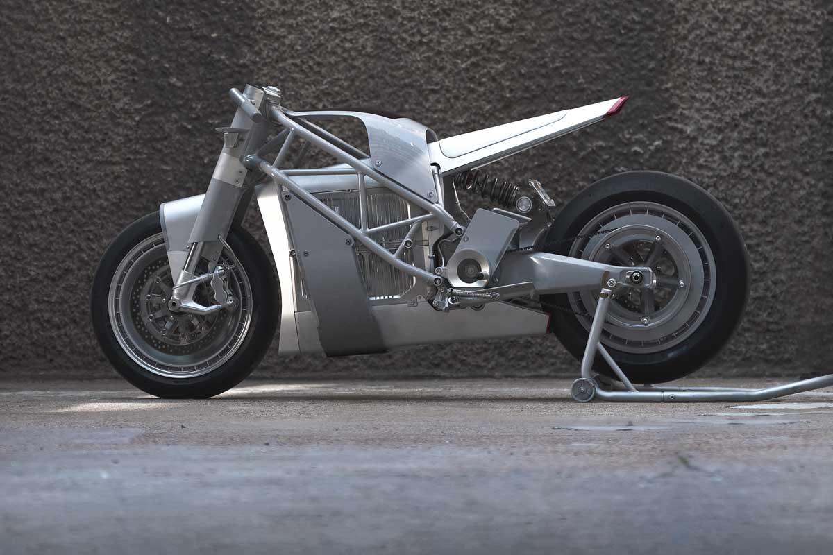 custom electric Zero motorcycle