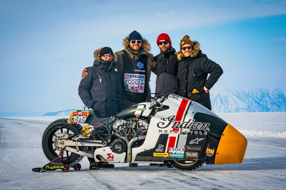 Workhorse Indian Scout ice racer