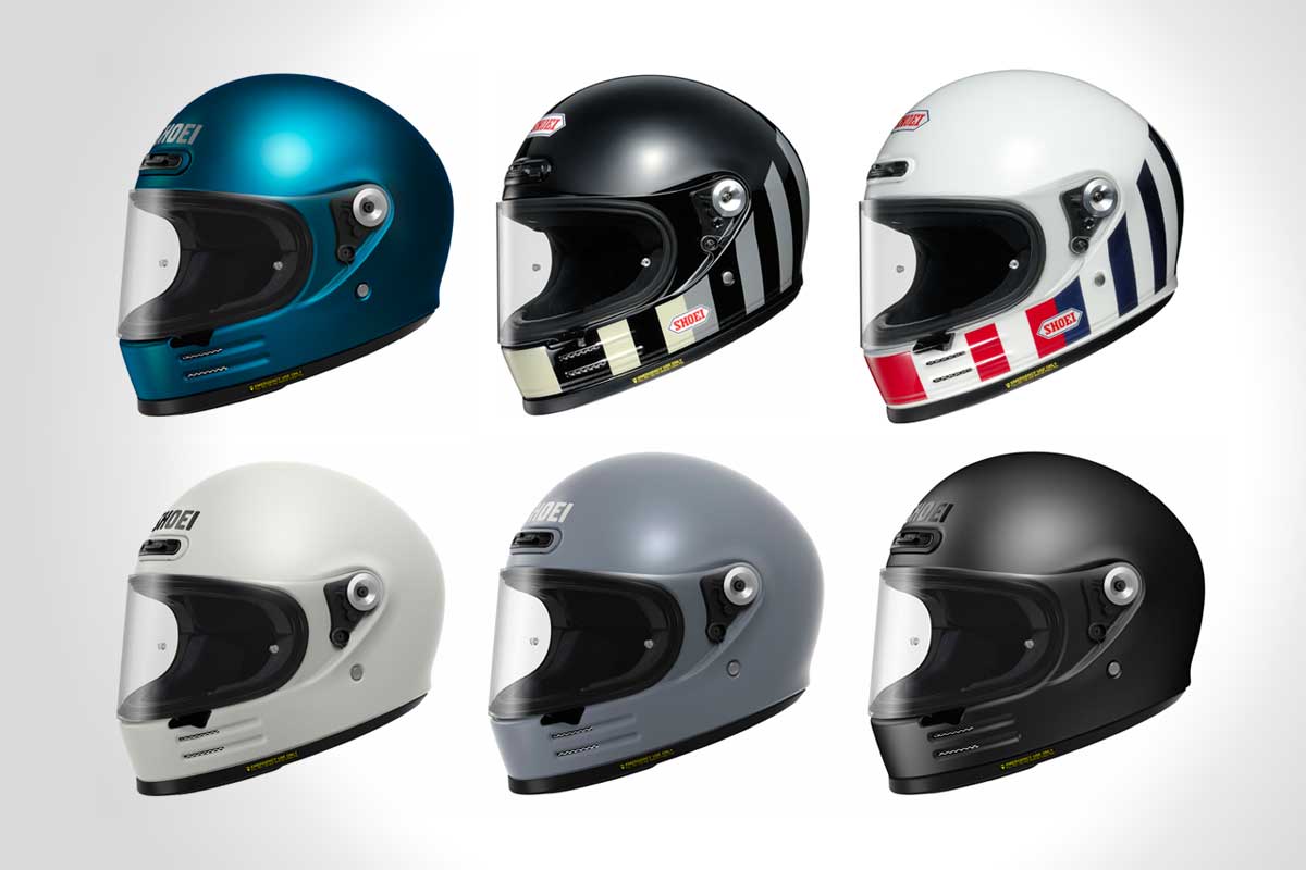 Shoei Glamster Retro Motorcycle Helmet - Return of the Cafe Racers