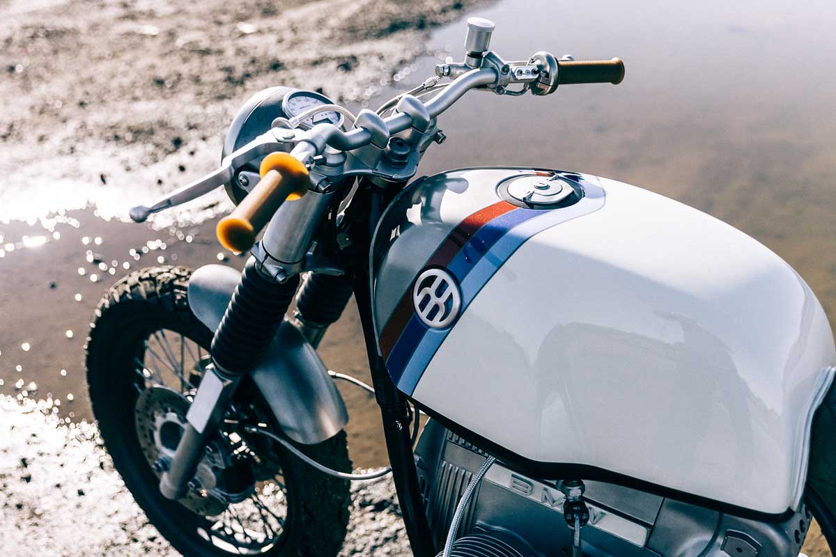 custom BMW R100 motorcycle