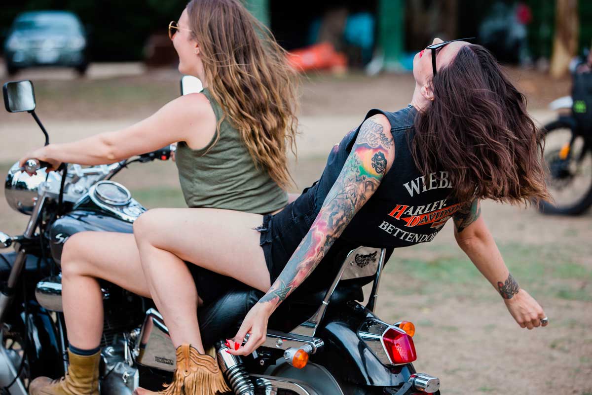 Women's motorcycle event