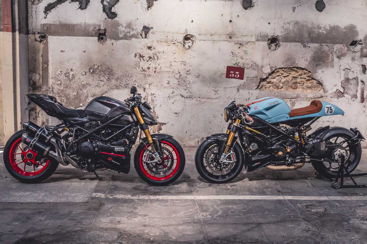 Ducati Streetfighter cafe racer