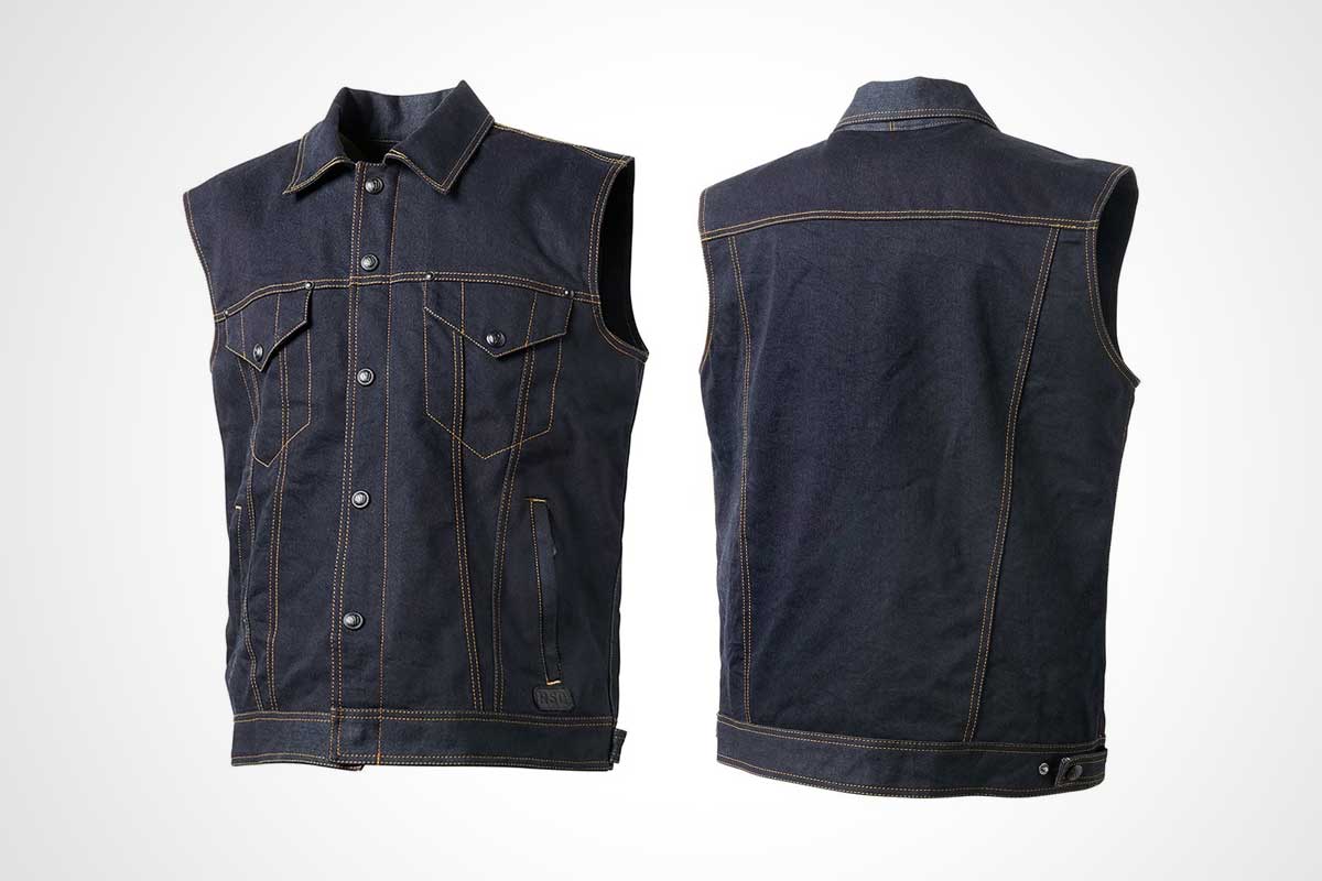 Roland Sands Tech Denim Vest