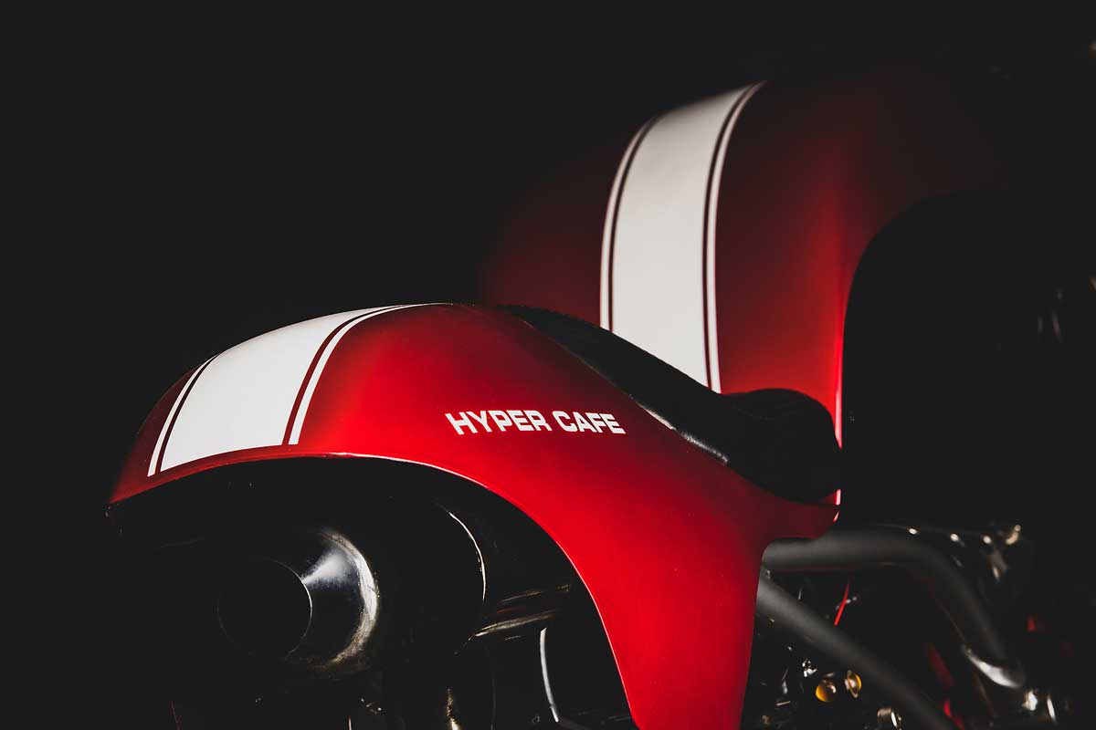 Ducati Hypermotard cafe racer