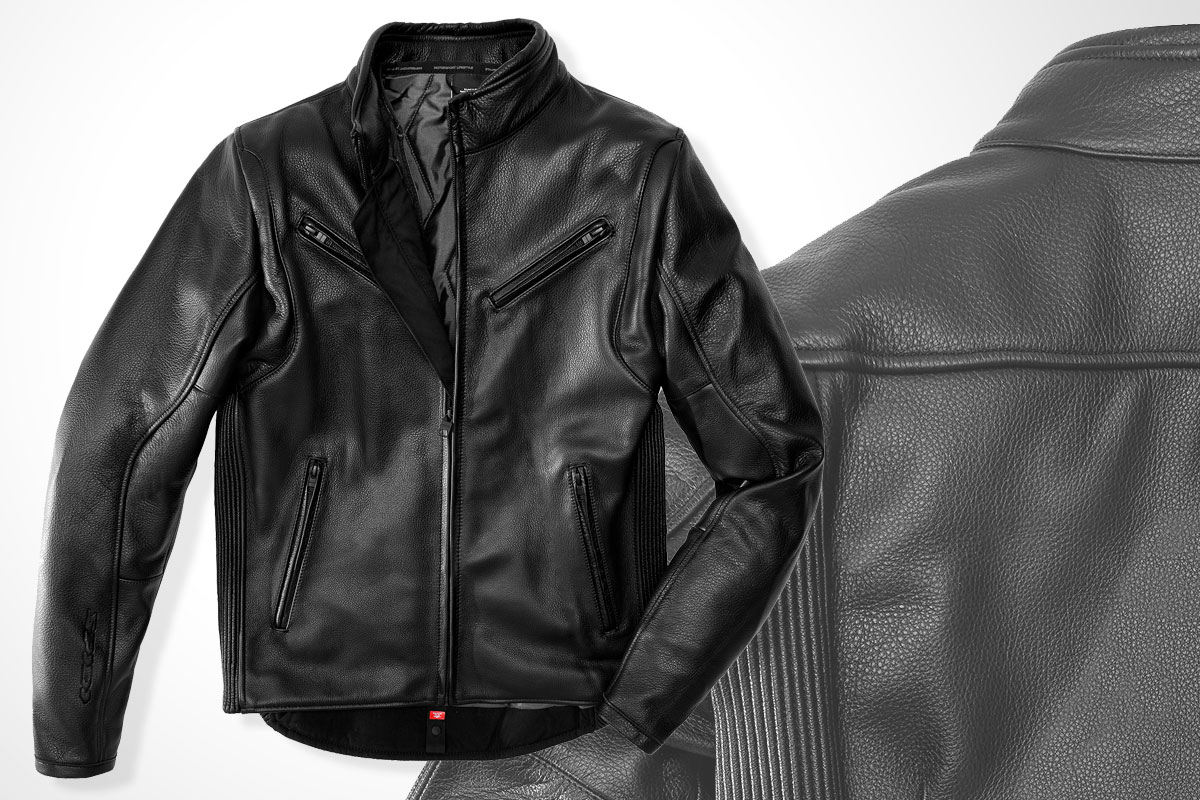 premium leather motorcycle jacket