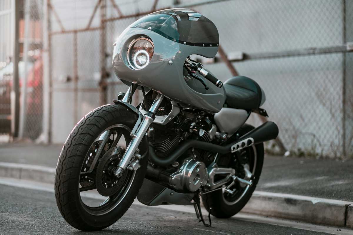 Yamaha XV750 cafe racer