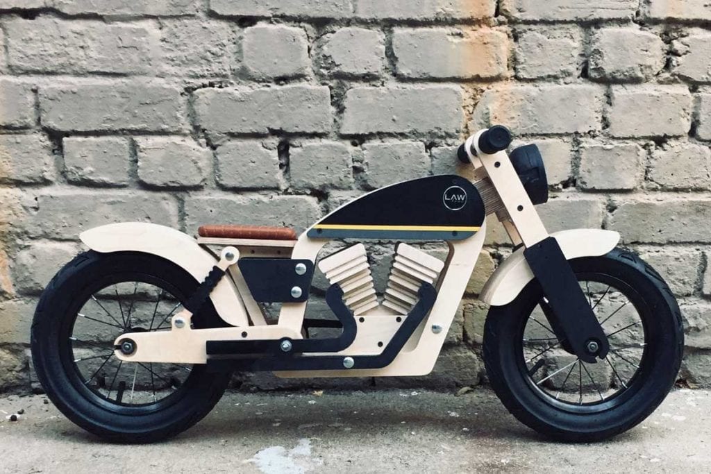 Kickstart them Young Lawless Balance Bikes Return of the Cafe Racers