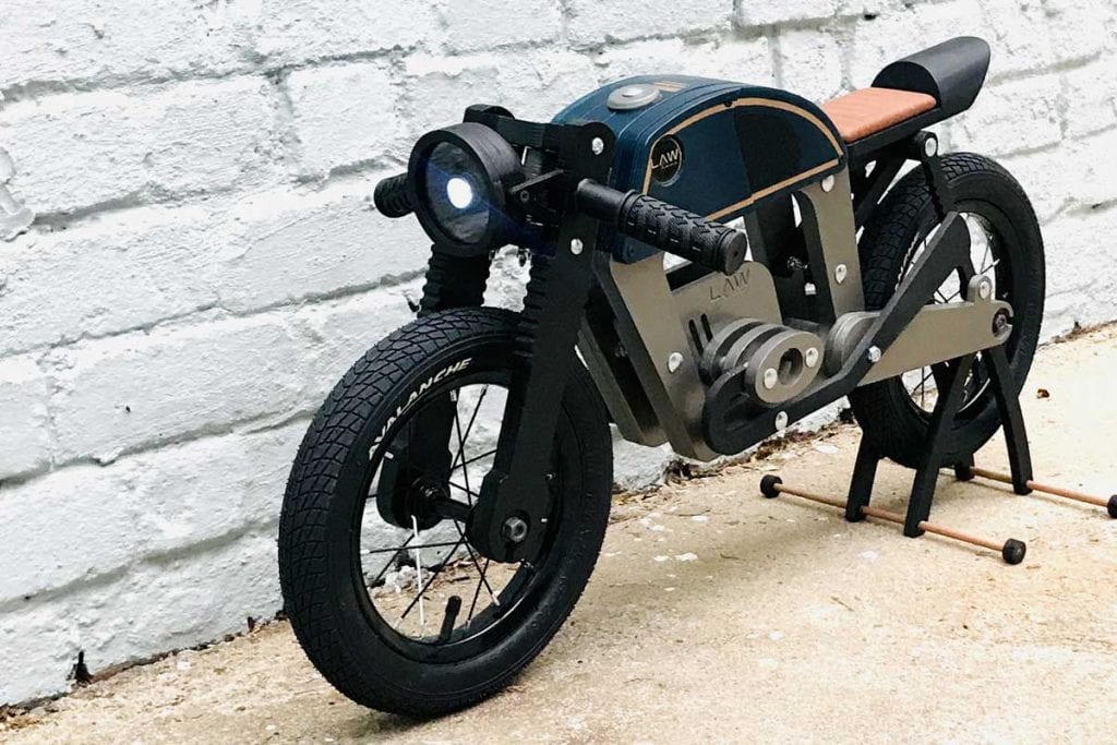 Kickstart them Young Lawless Balance Bikes Return of the Cafe Racers