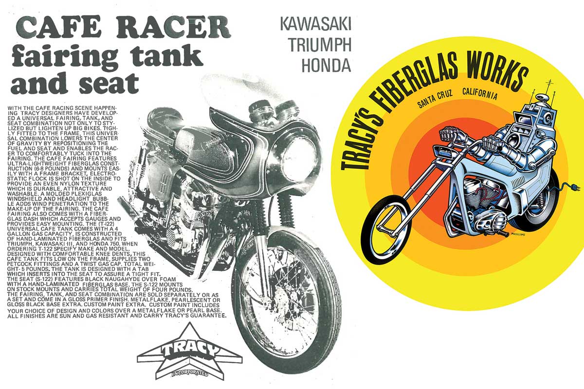 Tracy cafe racer