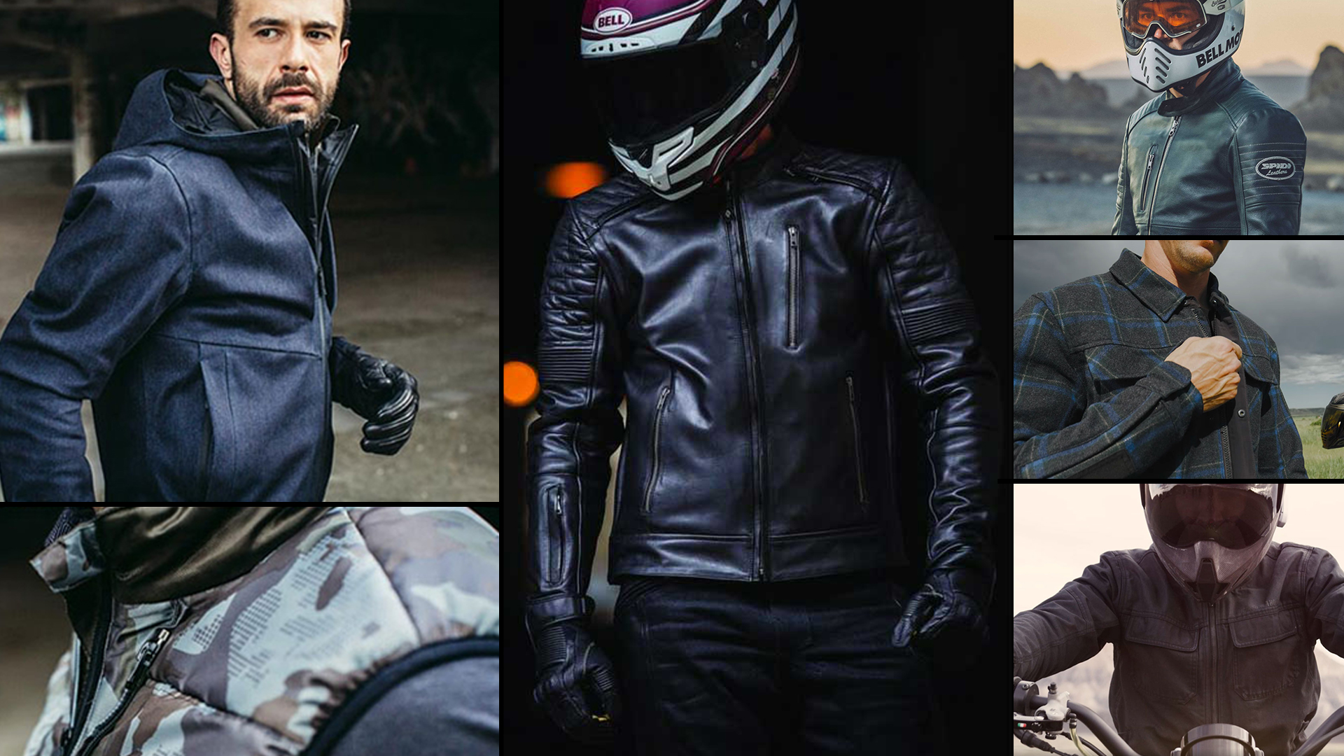 Mens Biker Style Cafe Racer Leather Jacket