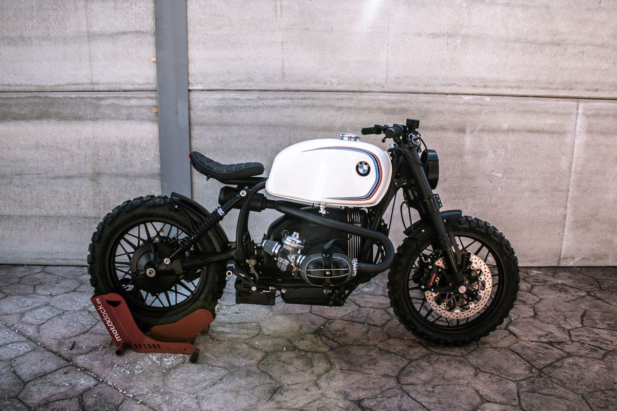 82 BMW R100RS  Route 62 Customs  Pipeburn