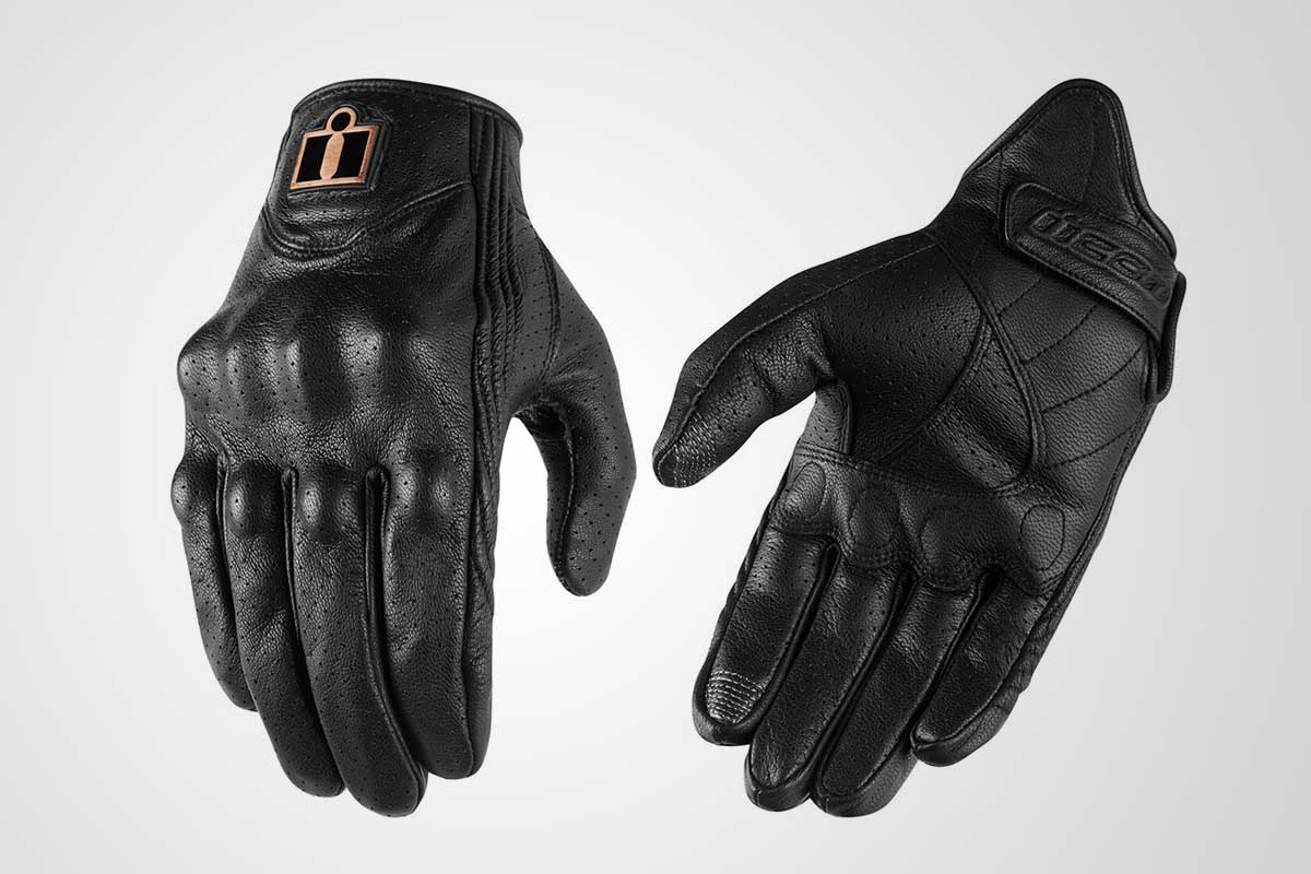 Icon Pursuit motorcycle gloves