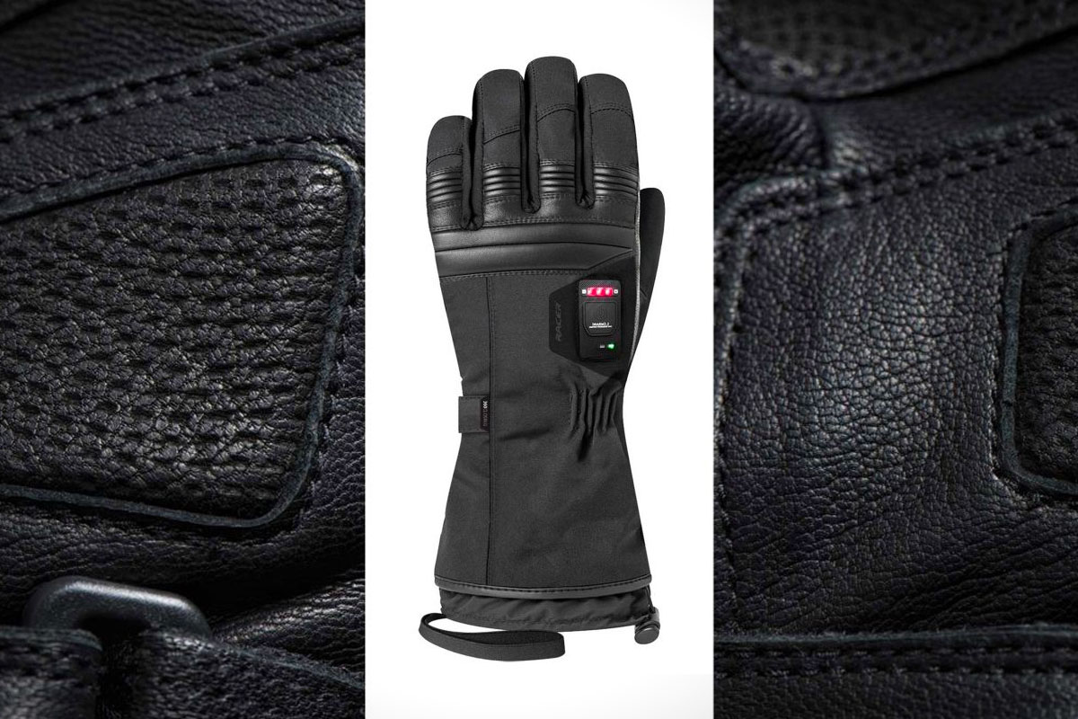 Racer Connectic heated motorcycle gloves