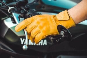 Liberta Cobra Yellow Motorcycle Gloves