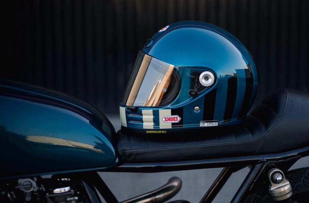 Shoei Glamster cafe racer