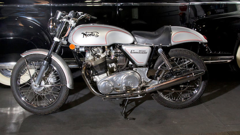 1974 Norton Commando Cafe Racer Replica Side View