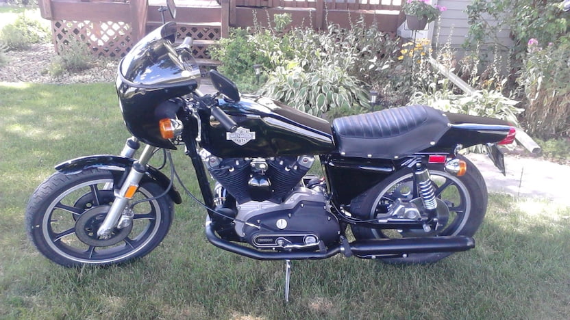 1977 Harley-Davidson XLCR Cafe Racer Side View