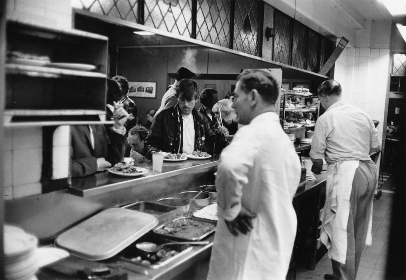 Kitchen of Ace Cafe London 1959