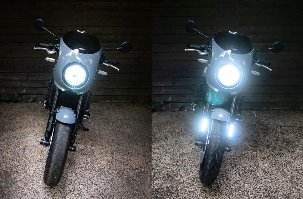 Denali DRL before and after