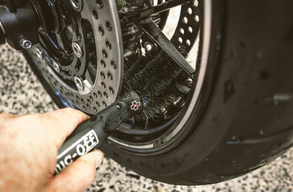 Muc-Off motorcycle wheel brush