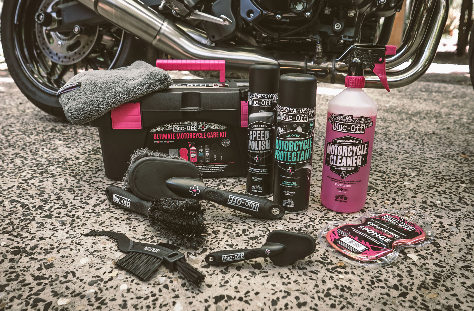 Kit De Limpieza Para Moto Muc-Off Motorcycle Ultimate Cleaning Kit