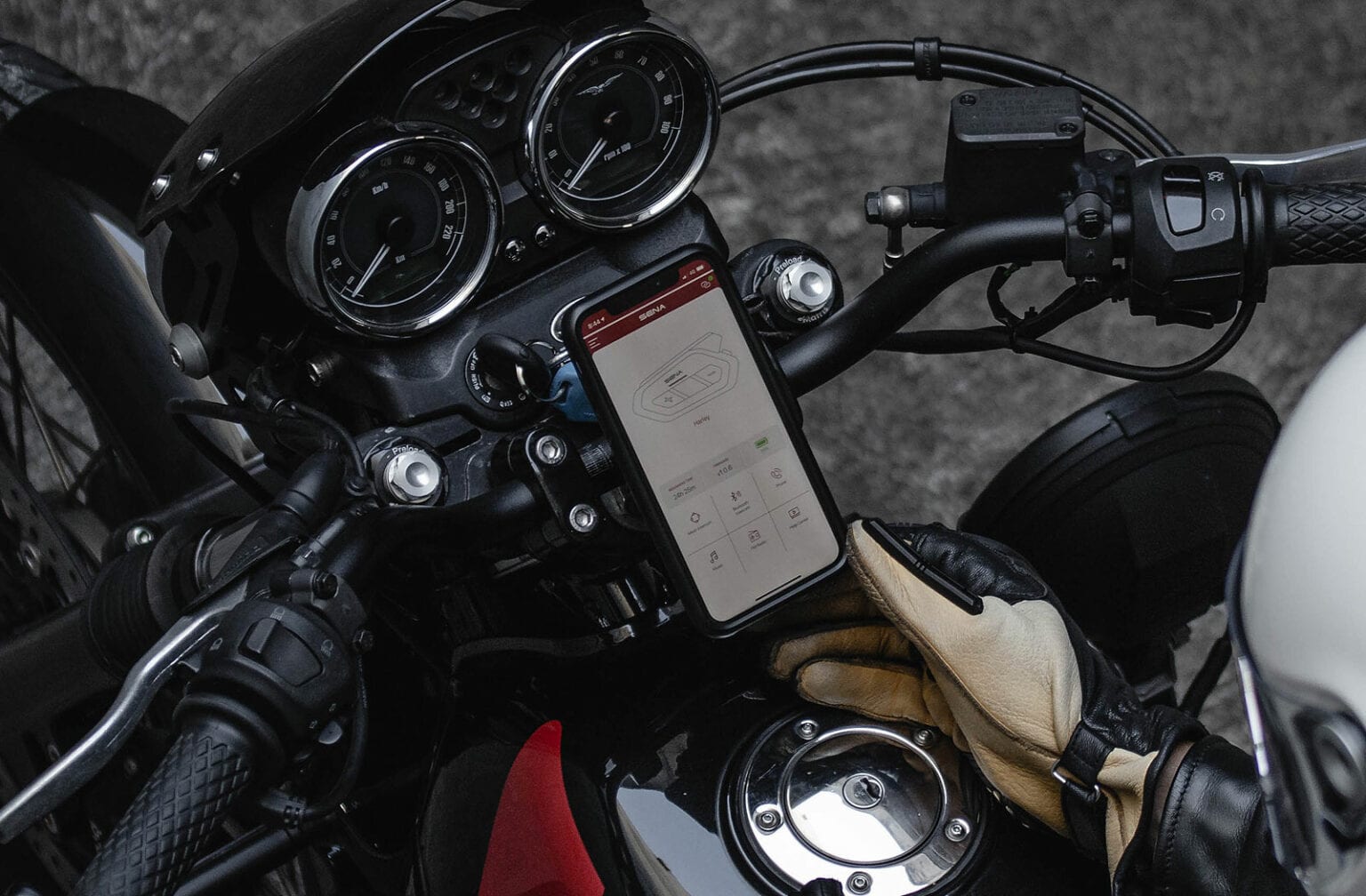 Sena 50R Bluetooth Intercom - Return of the Cafe Racers
