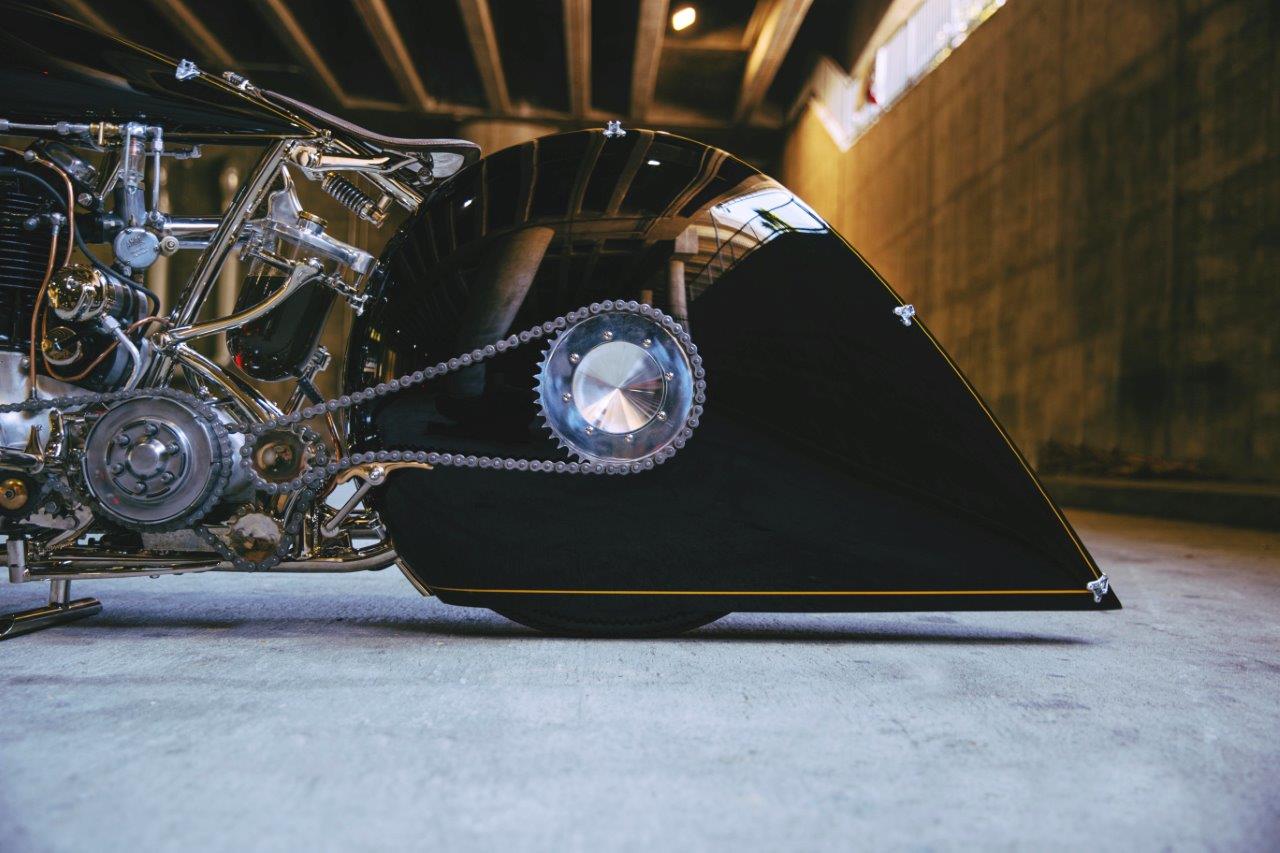 Max Hazan's custom BSA 500 Motorcycle