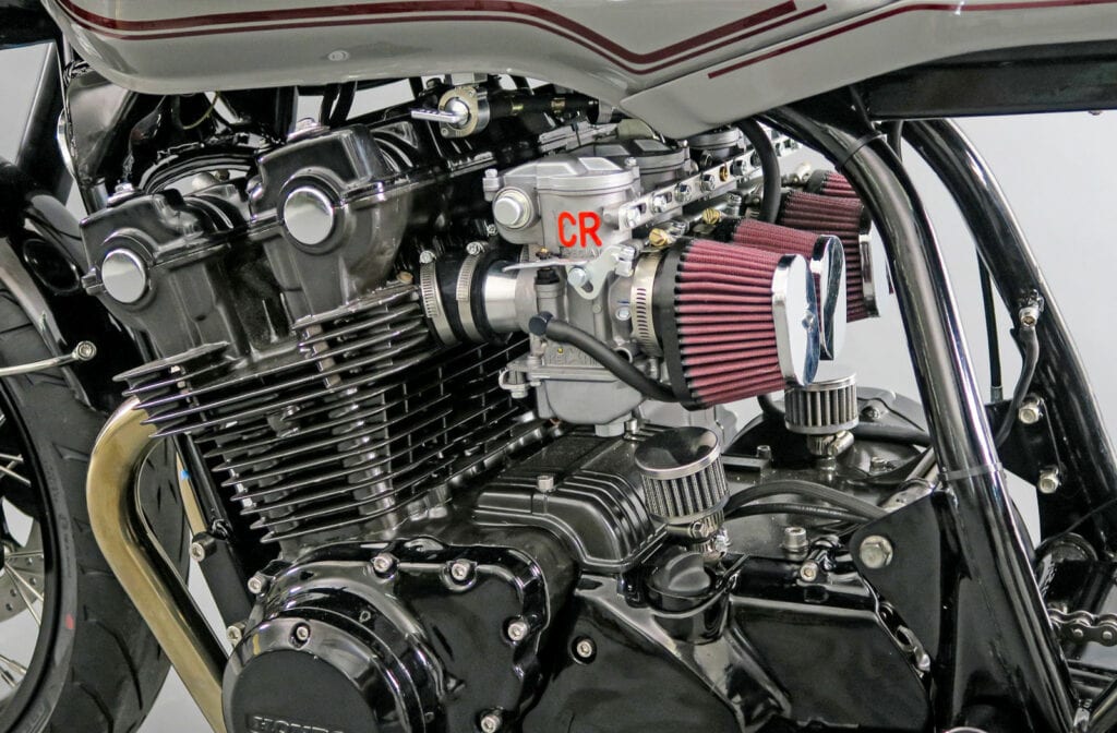 CR carbs on a Honda CB750