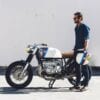 Hugo Eccles from San Francisco's Untitled Motorcycles with a BMW custom