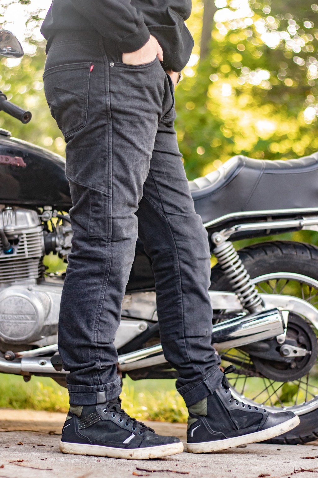 BOSS DYN 01 – Motorcycle Jeans Men’s Slim-Fit Cordura® and BALISTEX