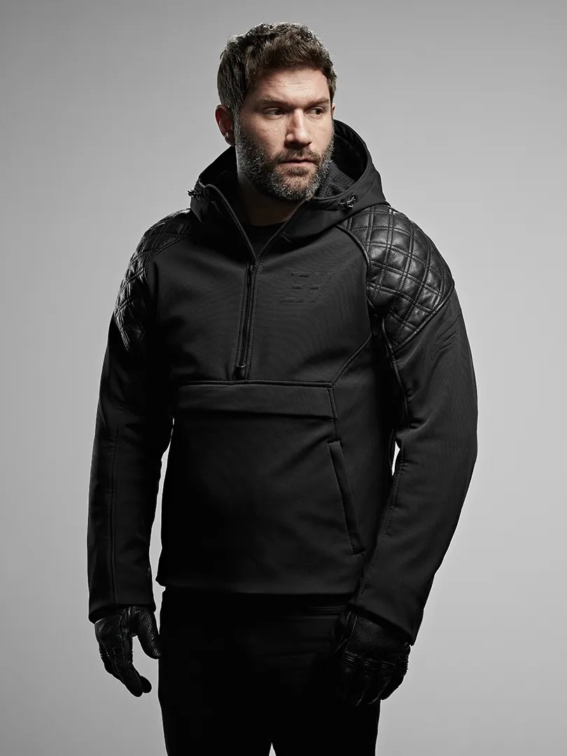 Male wearing Enginehawk Predator jacket