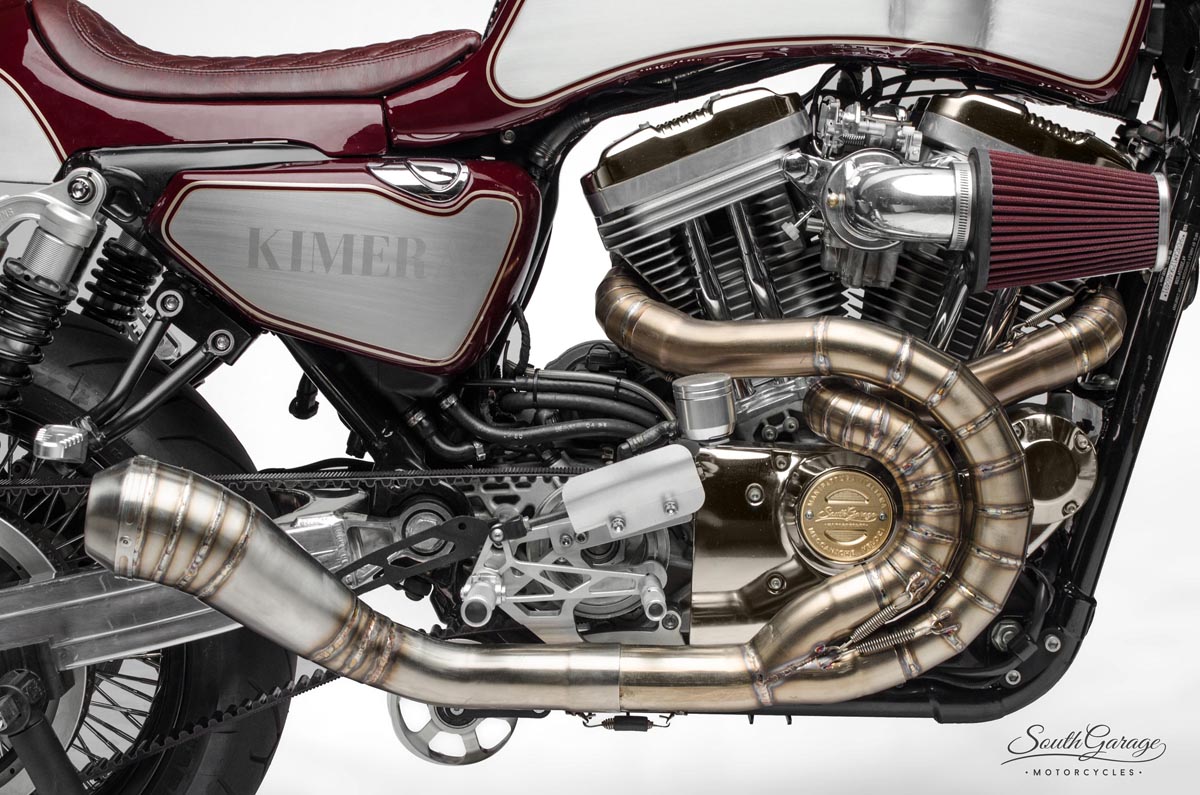 Custom shop bike exhaust