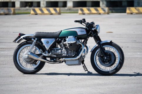 Officine Rossopuro’s ‘Tridente’ Custom Moto Guzzi SP1000