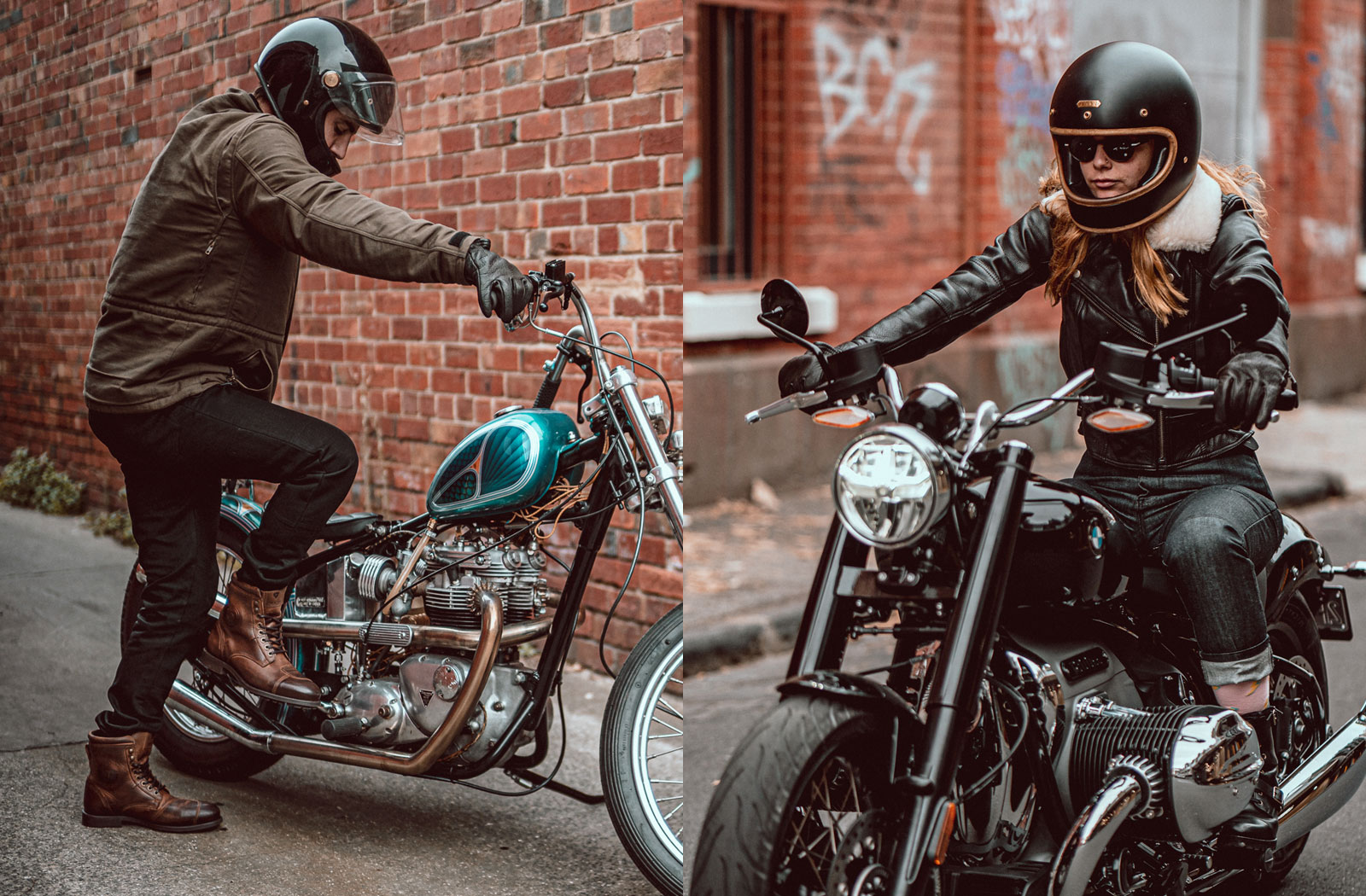 Clutch Moto motorcycle denim