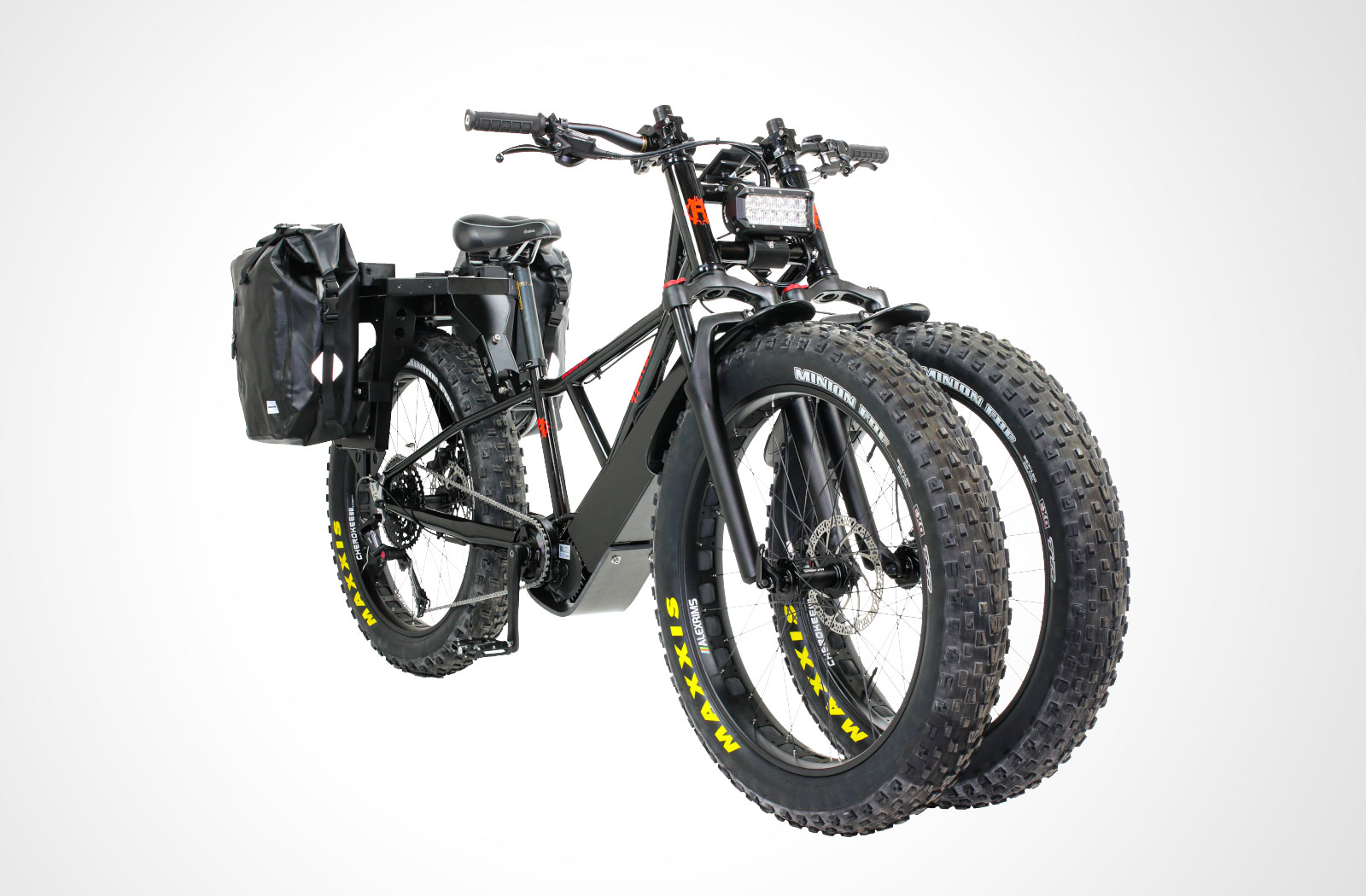 Three-wheeled Rungu Dualie XR Rubicon Trail Edition eBike