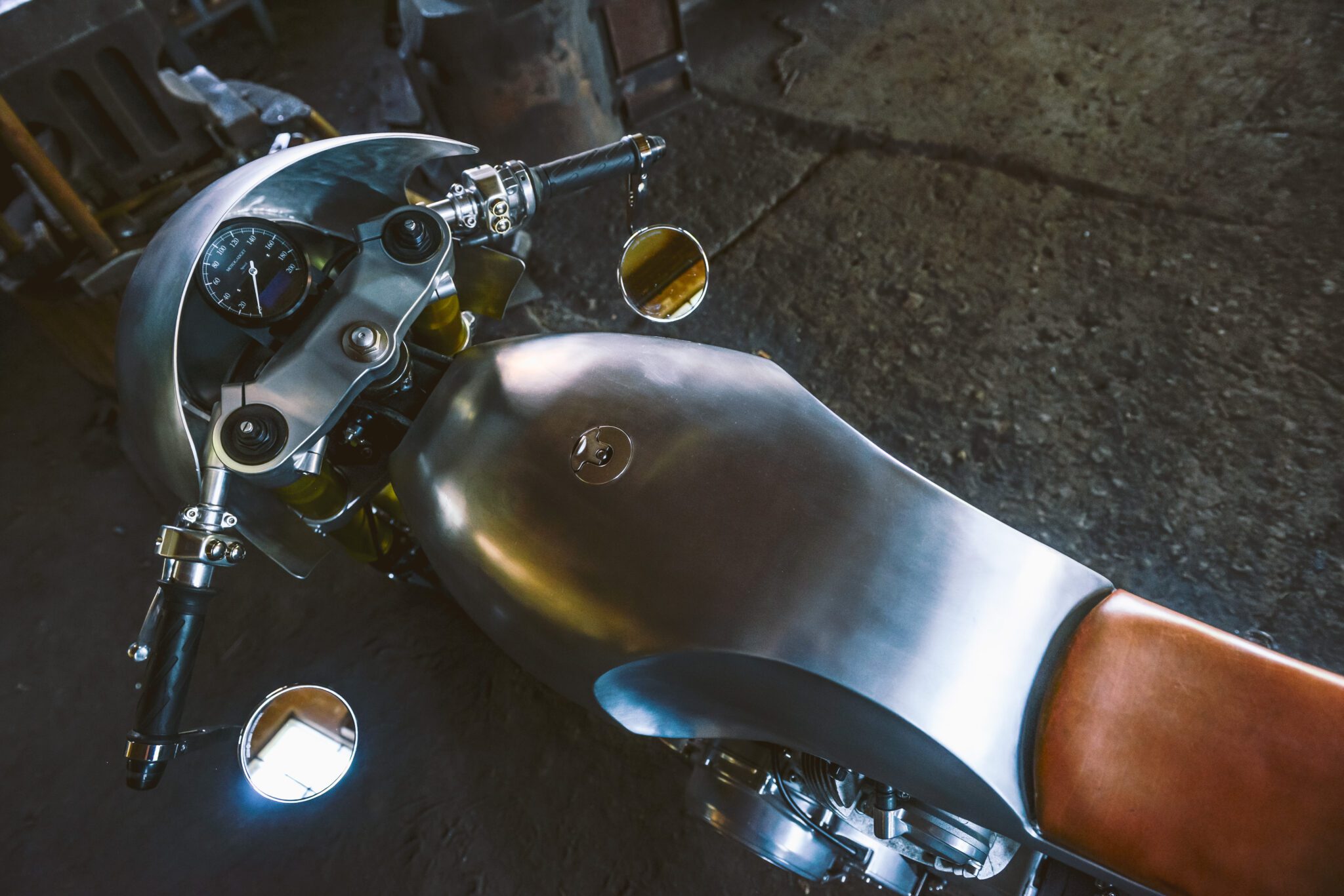 Mark Bliss' Yamaha xv750 cafe racer