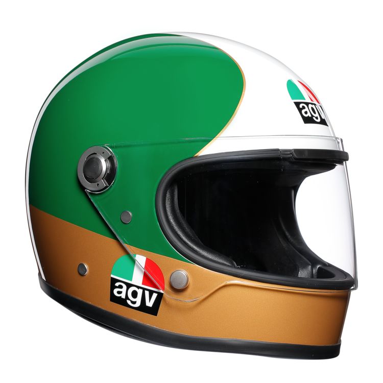 AGV X3000 Ago cafe racer helmet on white background