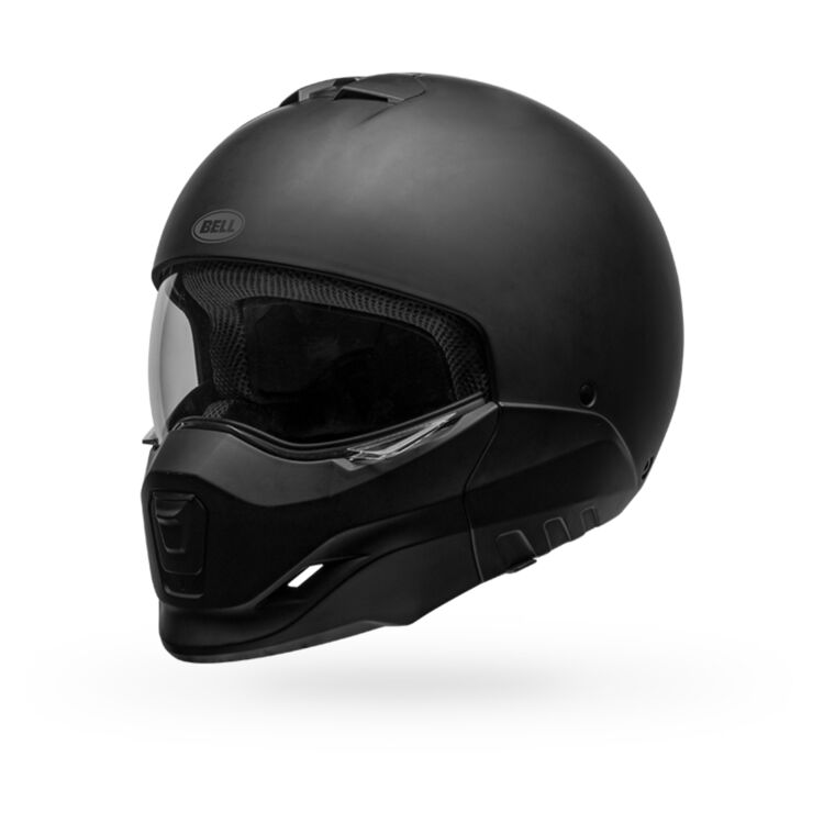 Bell Broozer cafe racer helmet on white background