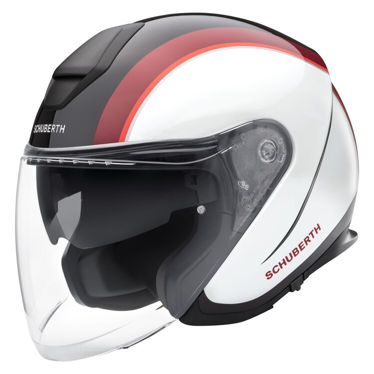 Schuberth M1 Pro Outline cafe racer helmet on white background
