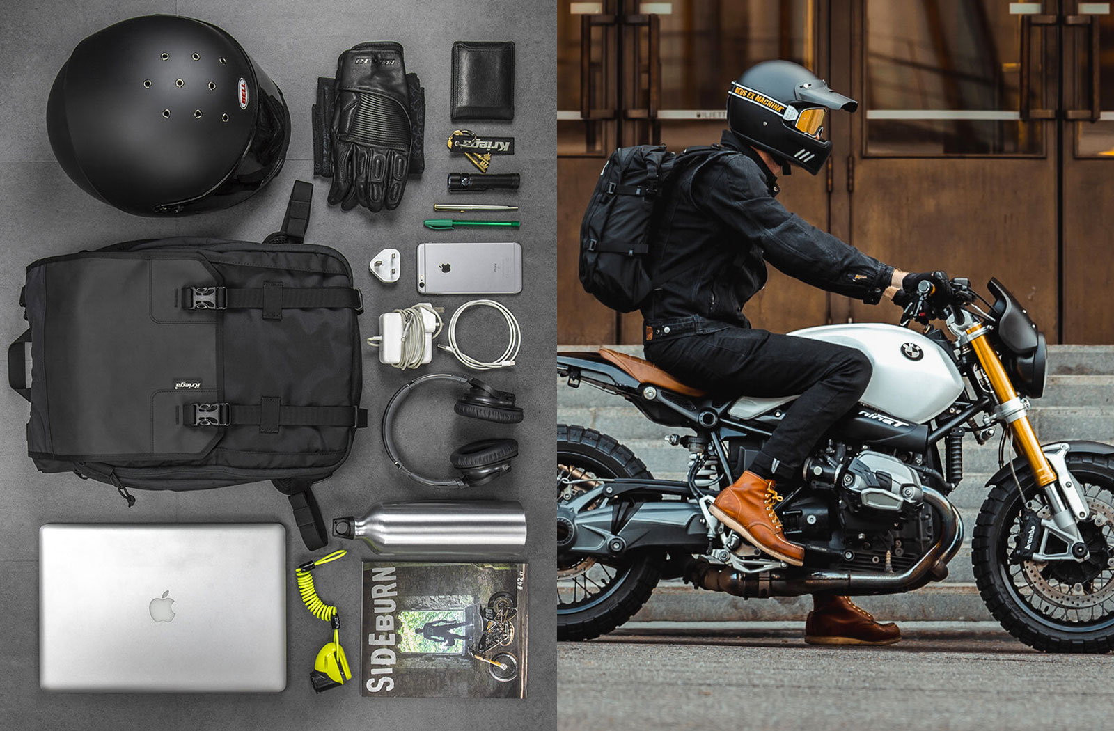 Kreiga motorcycle backpack