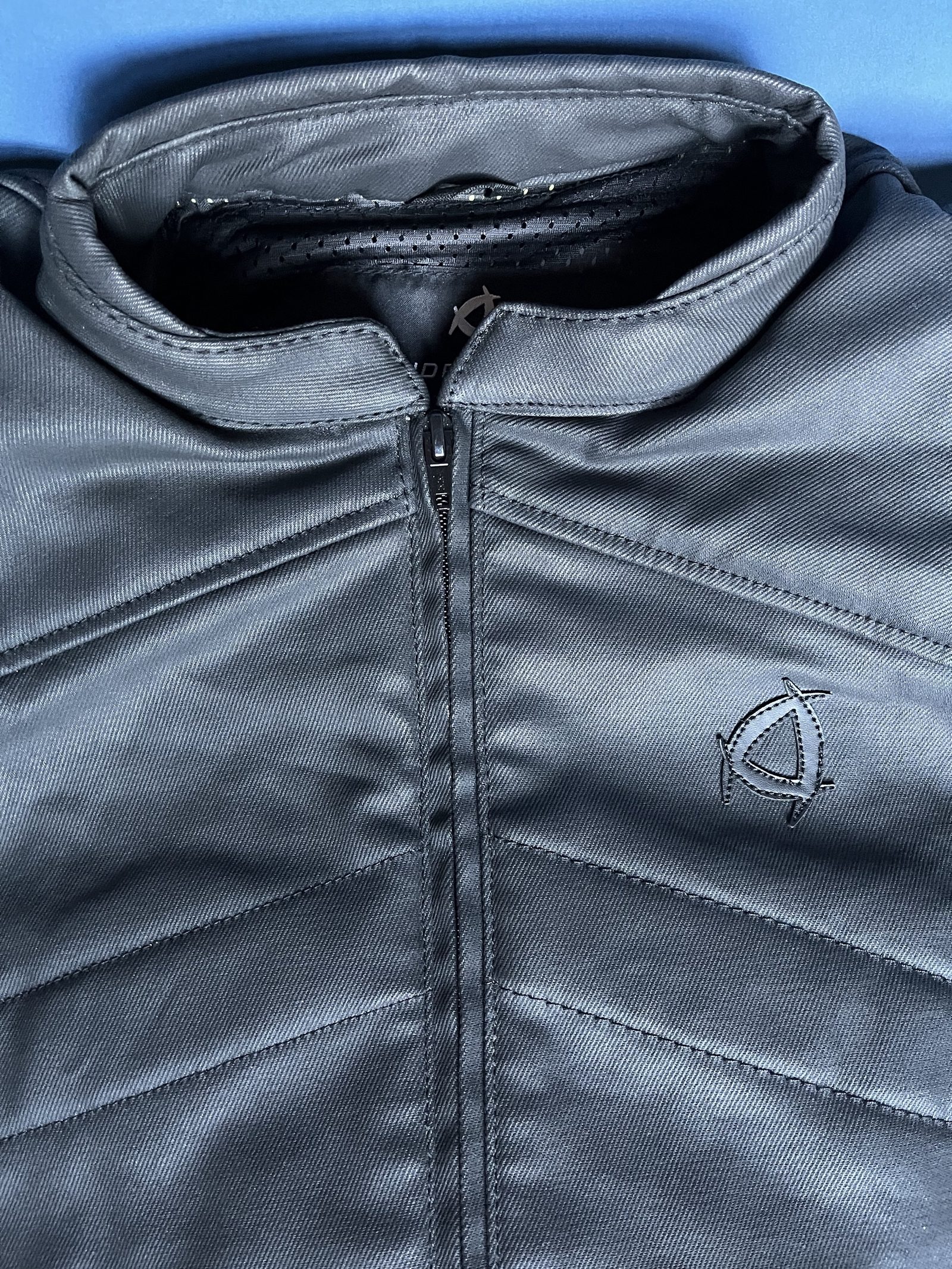 Front of Neowise Jacket by Andromeda Moto
