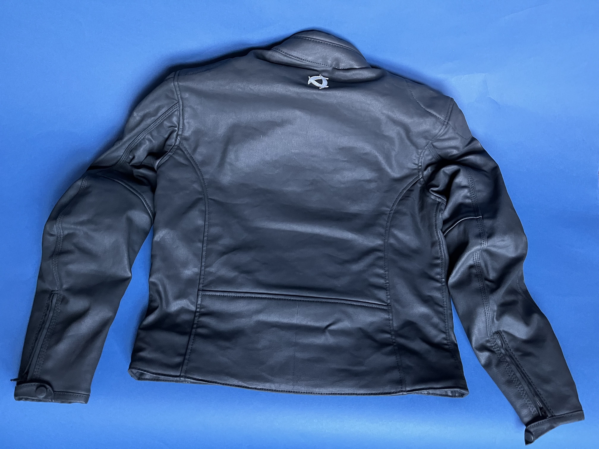 Back of Neowise Jacket by Andromeda Moto