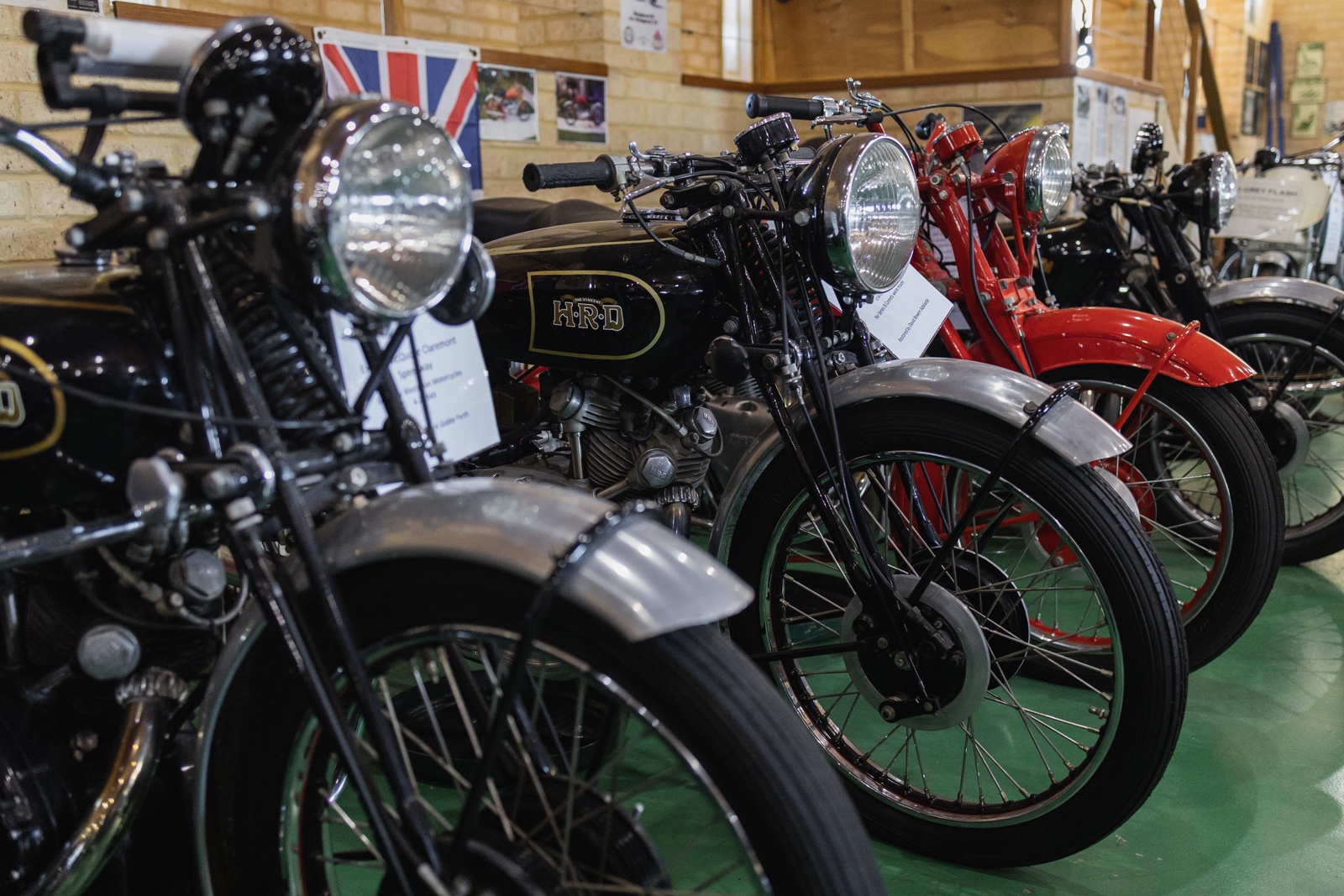 Collection of Vincent HRD motorcycles