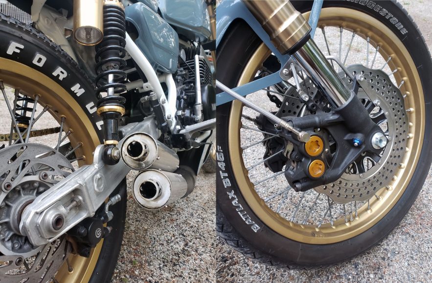 On a Budget Coti Sanders Yamaha RD400 Return of the Cafe Racers